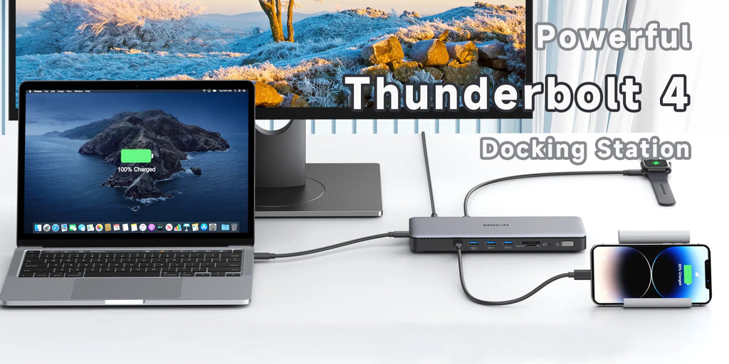 MOKiN 15-IN-1 Thunderbolt™ 4 Docking Station