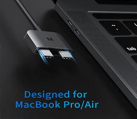 Double USB C Connector - Designed for macbook Pro/Air