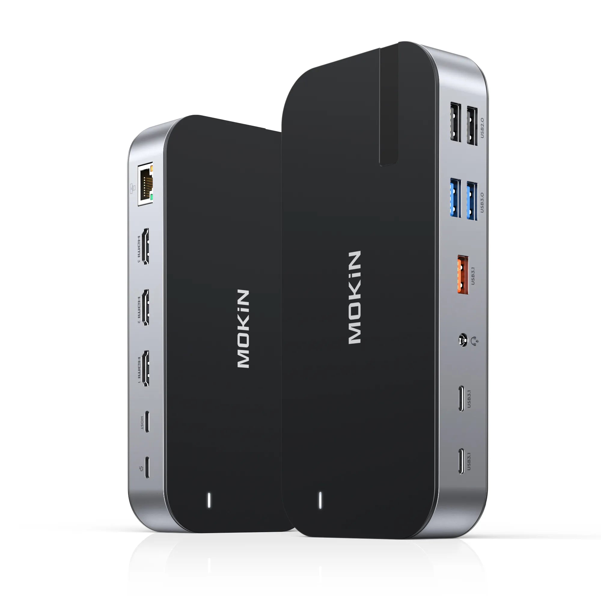 MOKiN 16 IN 1 Laptop Docking Station With Triple Monitor