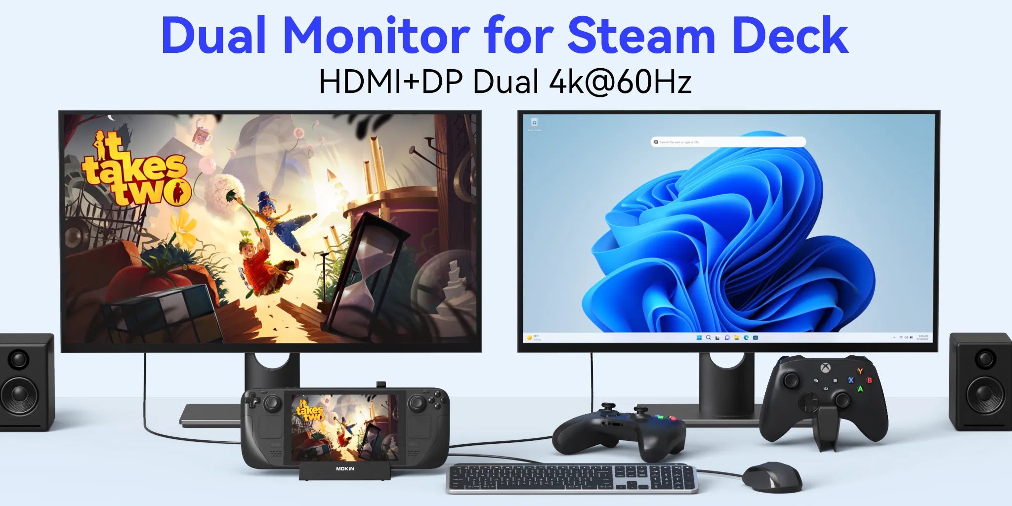 Dual Monitor with 4K60Hz