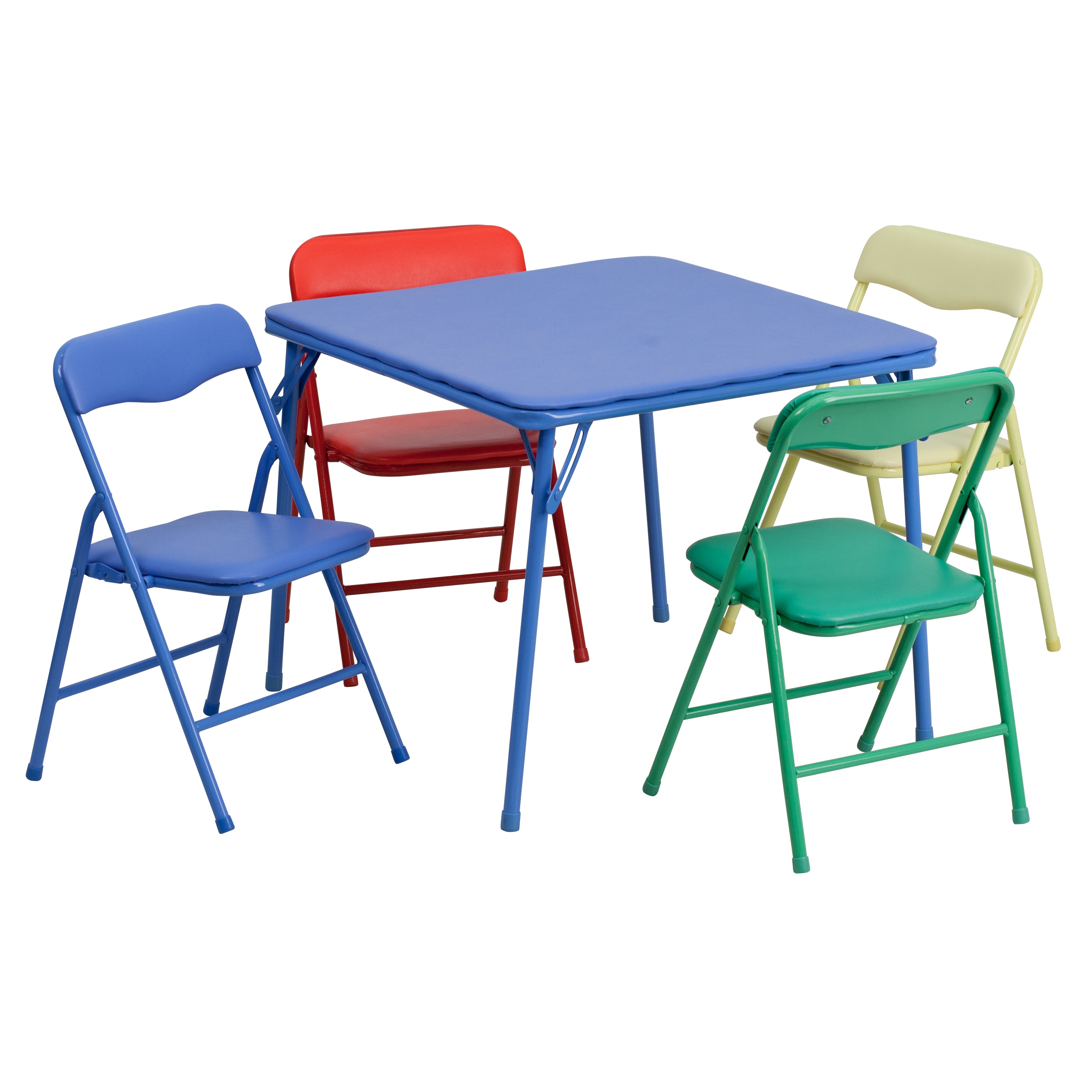 BizChair Taburetes apilables de plástico para escuela/hogar, 17.5 pulgadas  de altura, varios colores (paquete de 5)