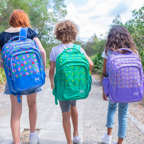 NZ best kids school bag backpack durable dinosaur flower rainbow pixel minecraft