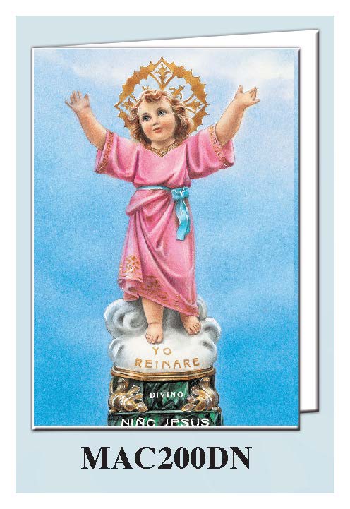 Acknowledgment Cards Divine Child Spanish – Reliable Funeral Supply