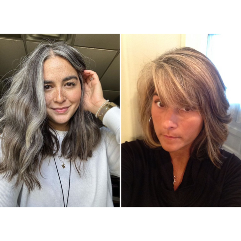 Highlighted Gray Hair