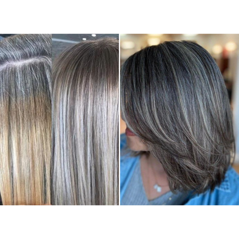 Blended Gray Hair