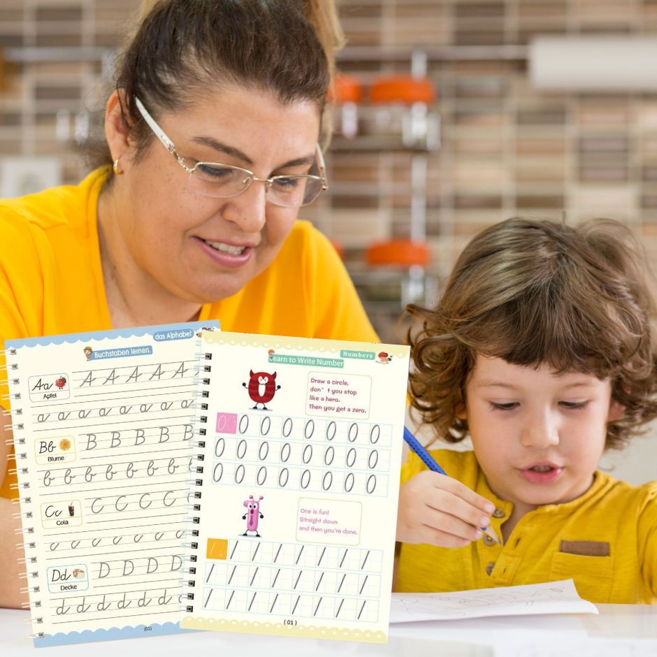 cahier calligraphie enfant callimagique réutilisable