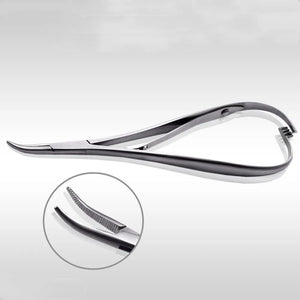 Mathieu Needle Holder - Curved 14cm - Stainless Steel - APEX DENTAL SUPPLY