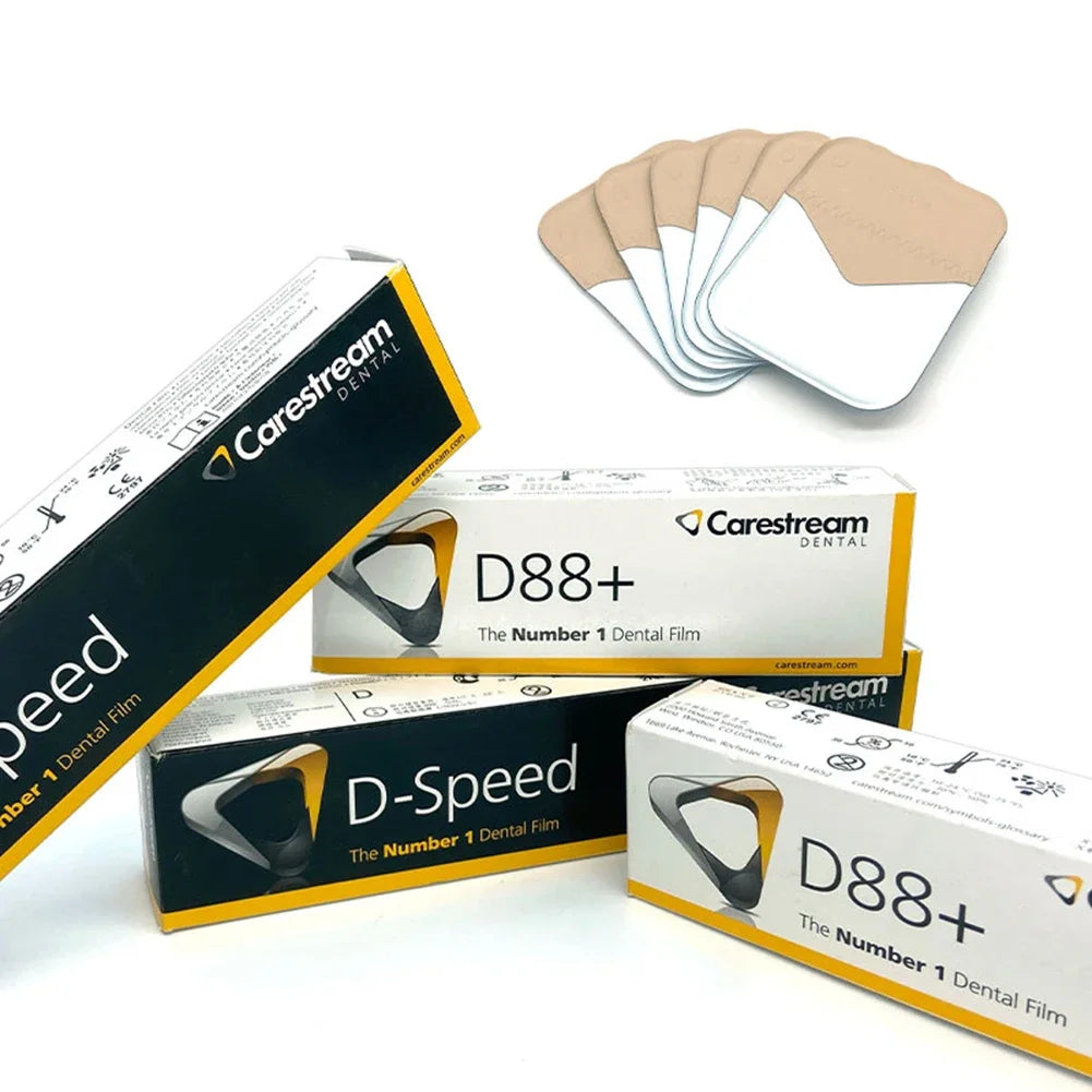 Carestream Dental Xray Film: D88+/ D SPEED / E SPEED - 100pcs per Box, Poly-Soft