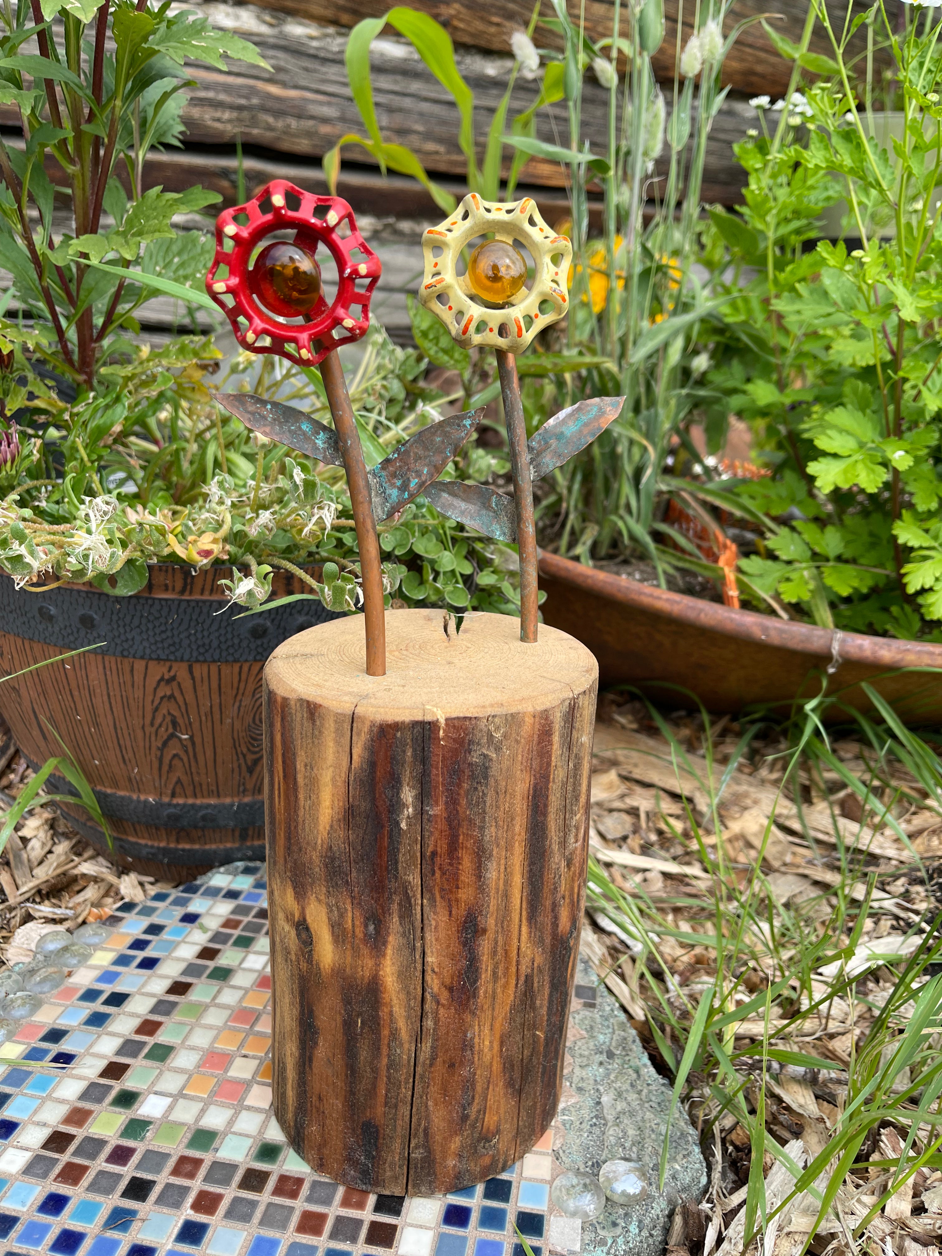DOUBLE FAUCET FLOWER BOUQUET