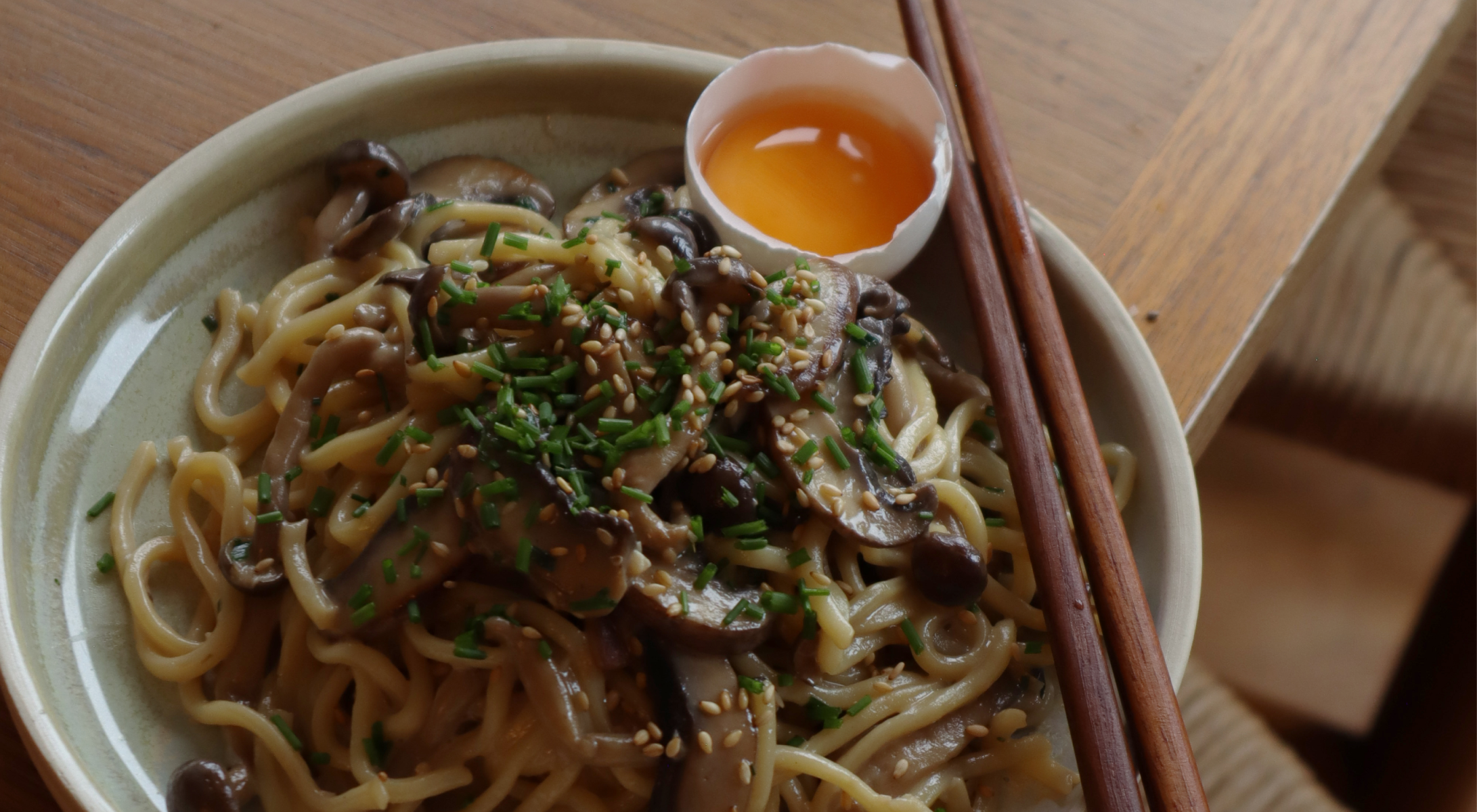 Image of Nourish: Creamy Mushroom Udon