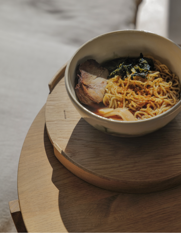 Pork ramen in our meadows bowl