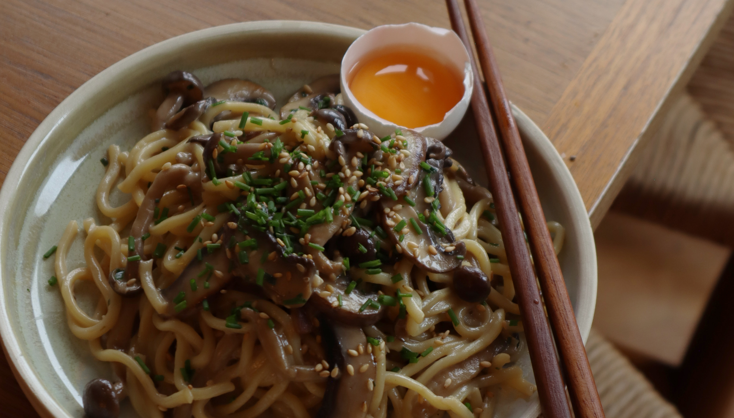 Nourish: Creamy Mushroom Udon