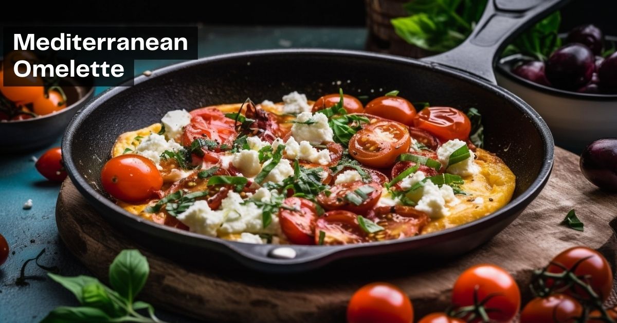 Mediterranean Omelette - healthy breakfast omelette