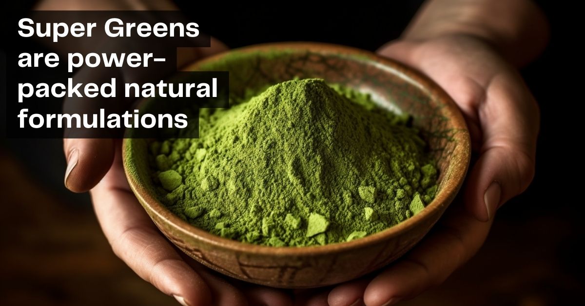 Super Greens powerful natural raw formulations