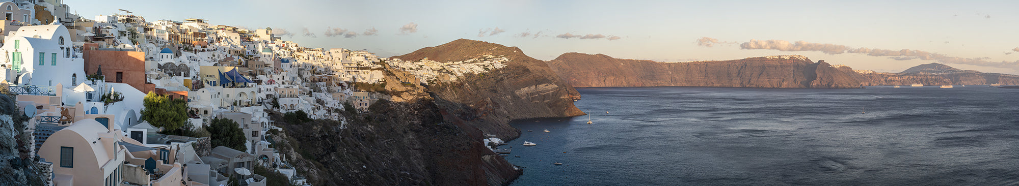 Looking East Over Oia (before Sunset)