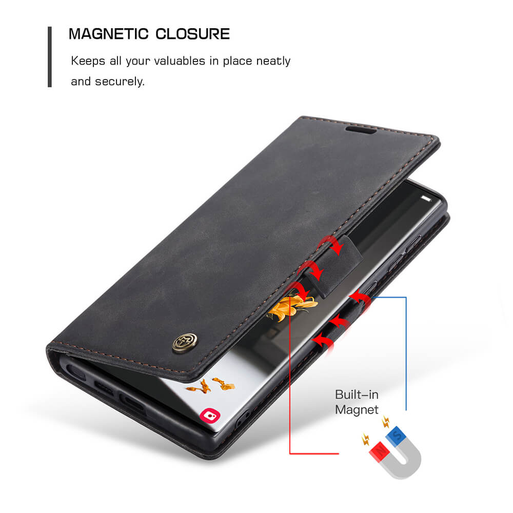 Dealggo UK | Magnetic Leather Holder Wallet Samsung Case