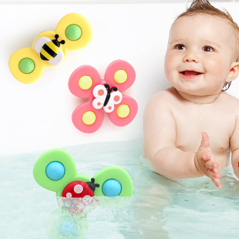Jouet bebe ventouse - Jouet rotatif 3 mois à 3 ans