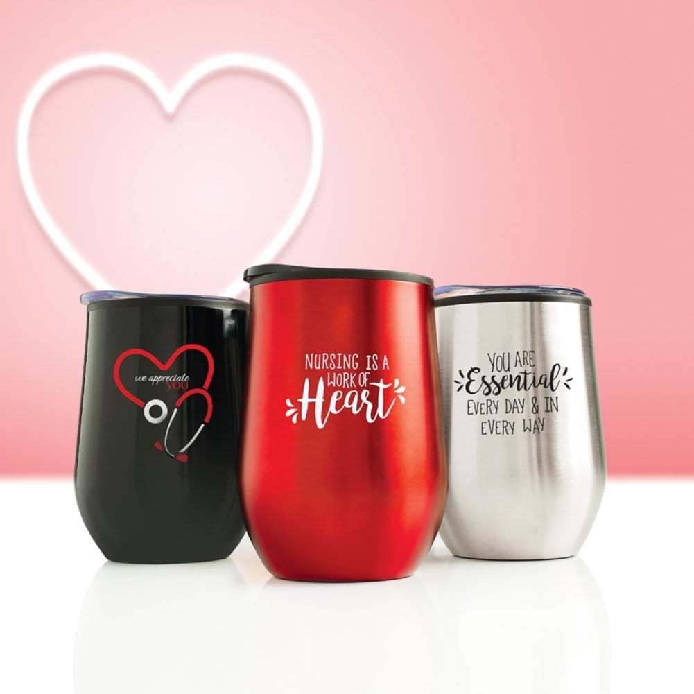 Personalized Nursing Is A Work Of Heart Photo Tumbler Cup, Nurse