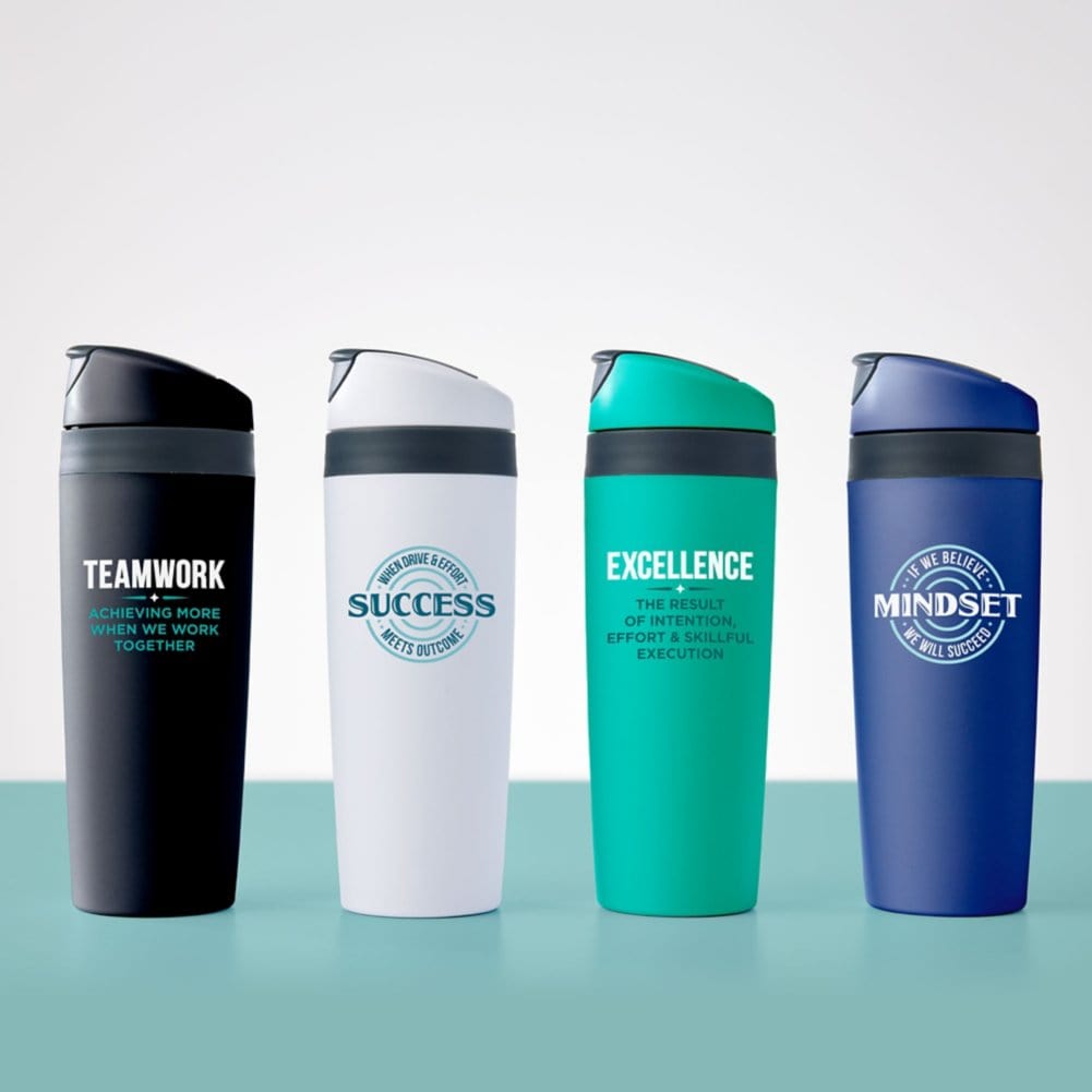 Stainless Steel On the Go Tumbler - Teamwork – Baudville