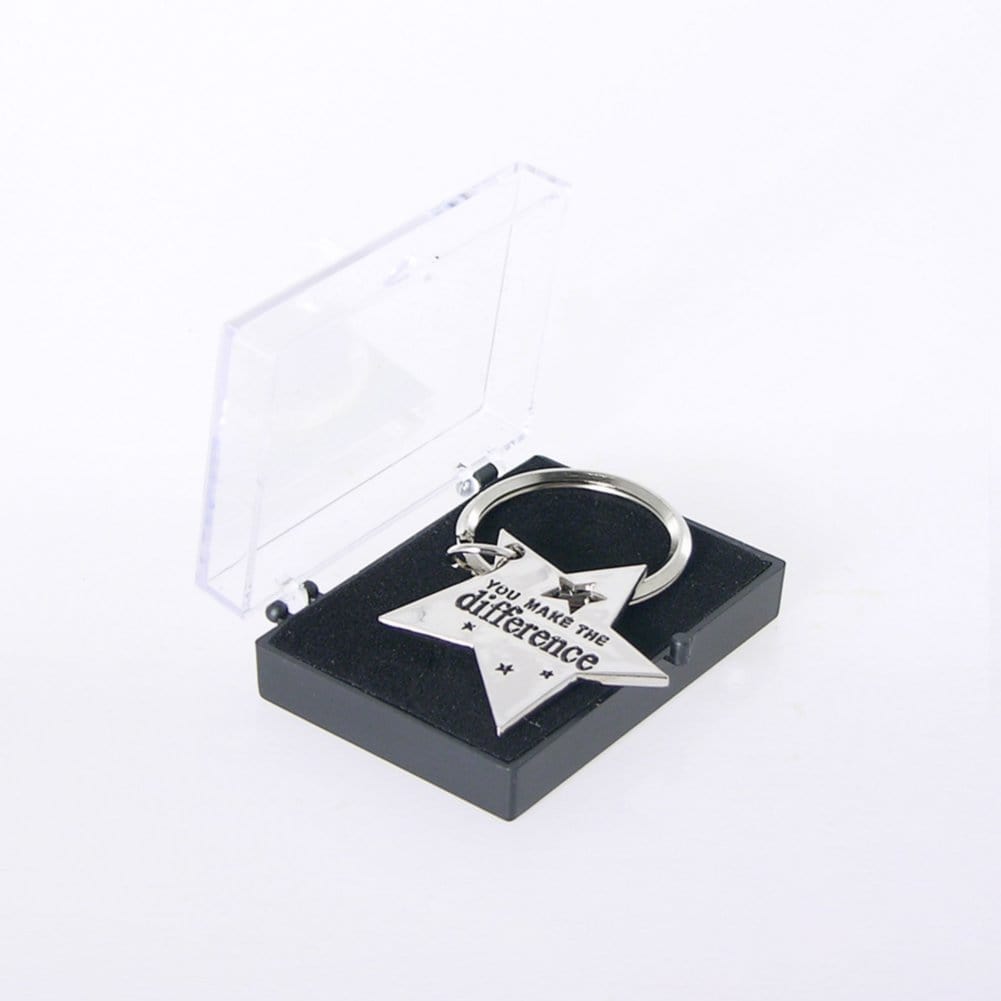 Making a Difference Star Metal Keychain 753573K