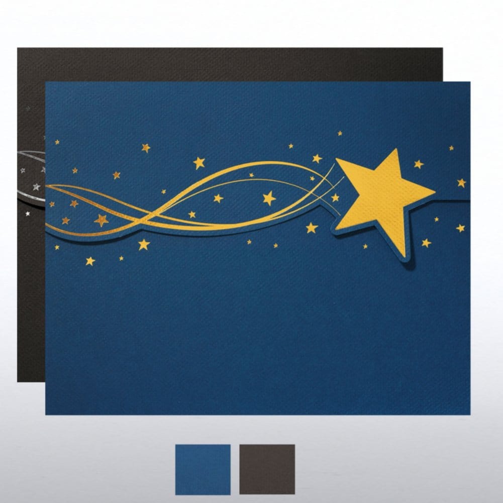 Foil Abstract Stars Certificate Paper - 15 Count