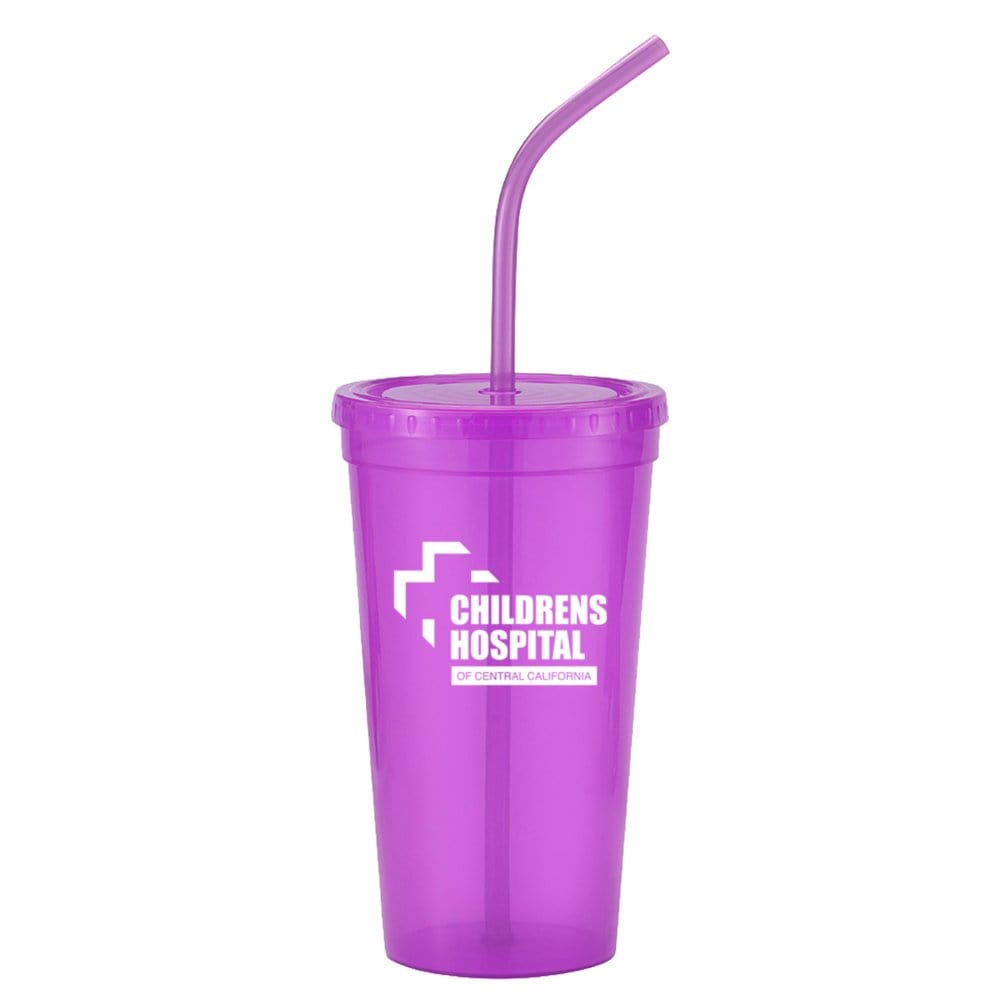 Chameleon- Bulk Custom Printed 24oz Color Change Tumbler with Straw -  Campfire Premiums