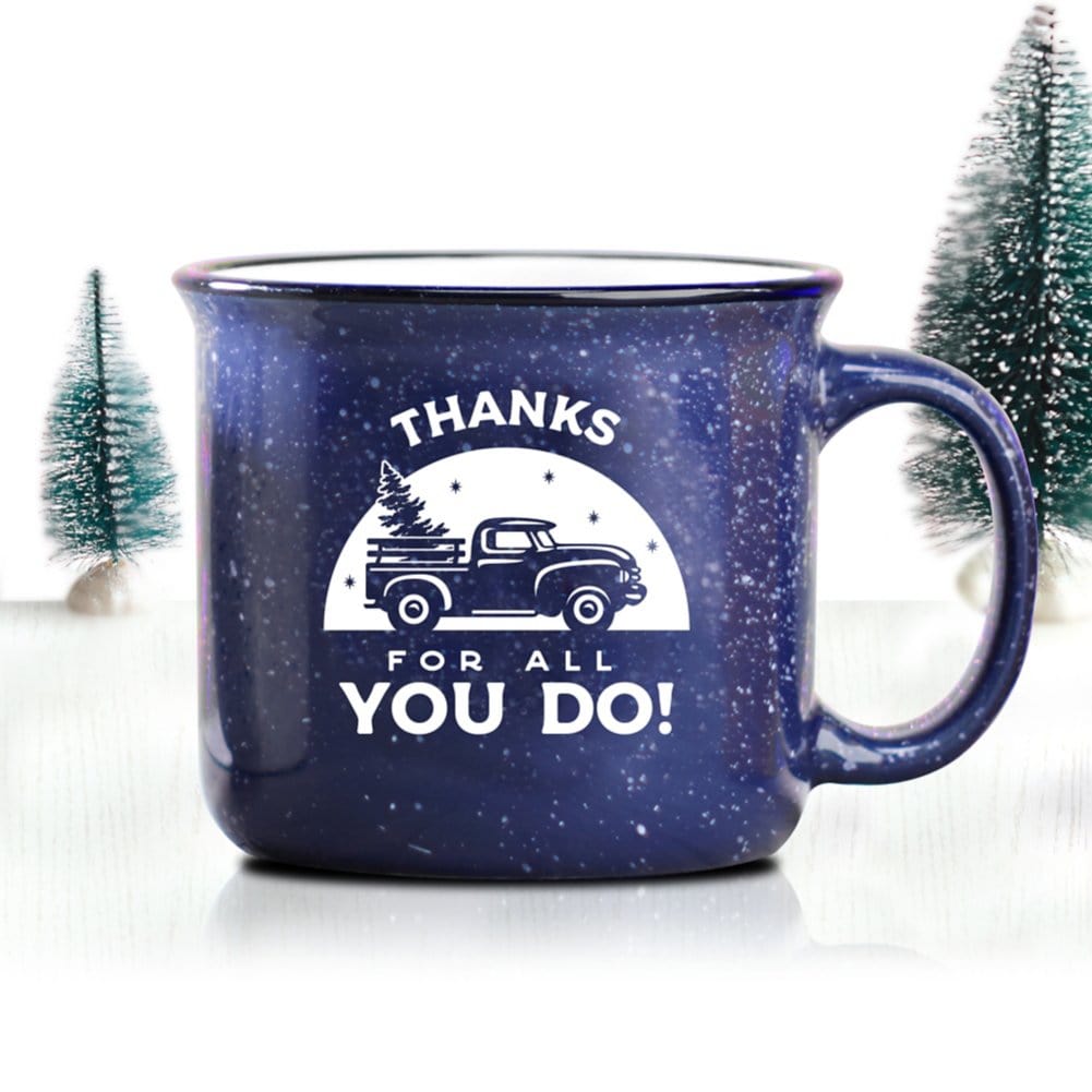 Grateful and Thankful Campfire Coffee Mug - Pretty Collected