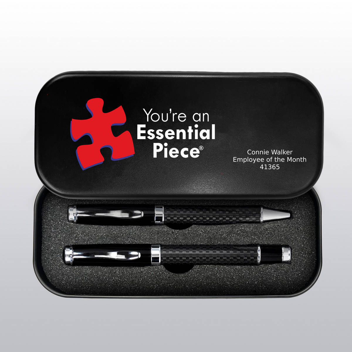 Inspirational Journal & Matte Black Pen Set
