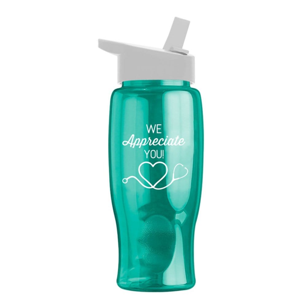 Custom Appreciation Water Bottle With Carabiner