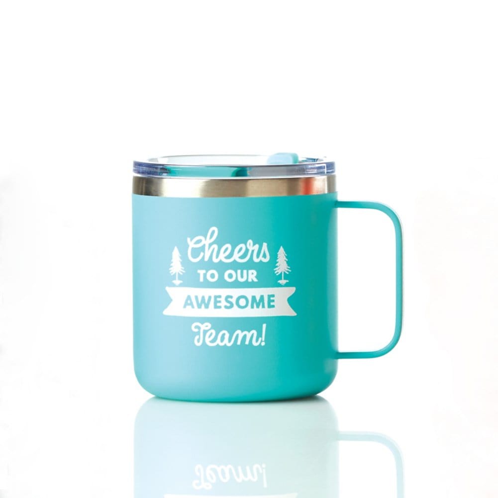 Sustainable Corporate Gift Tumbler with Lid | Cheers! Wine Tumbler - Cheers to You | Baudville