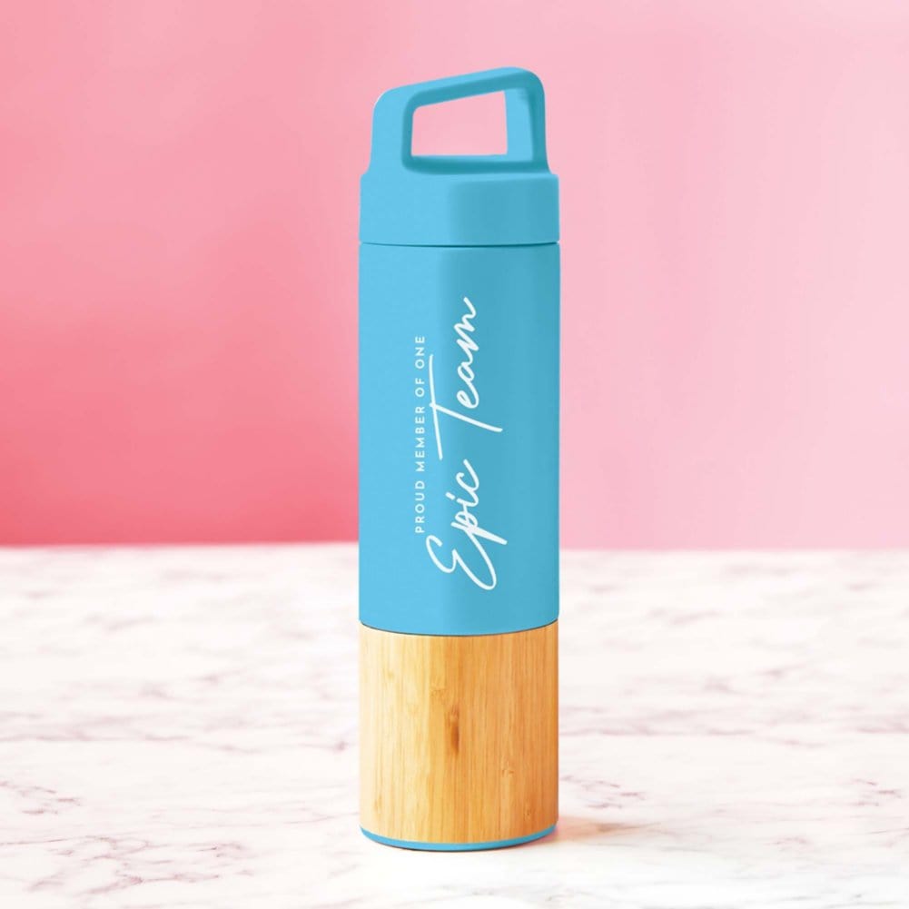 Personalized Insulated Bamboo Water Bottles – GroomsShop