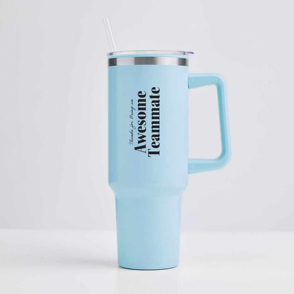 Ready to be Engraved or Customized Stanley Adventure Quencher 40oz tumbler  with handle