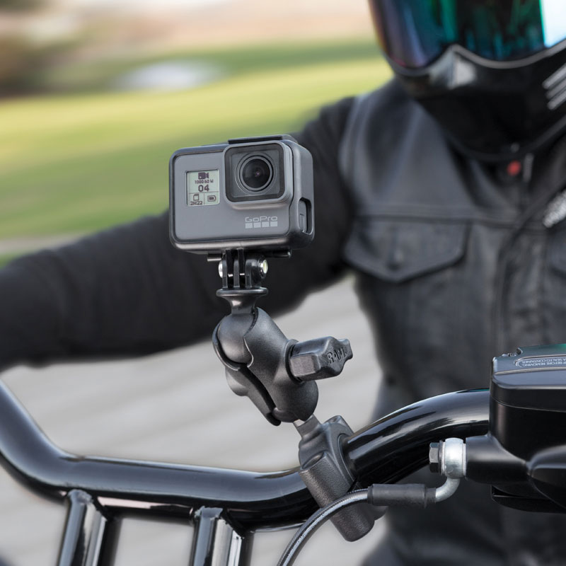 RAM Torque Handlebar/Rail Base with Standard Arm and GoPro Mount