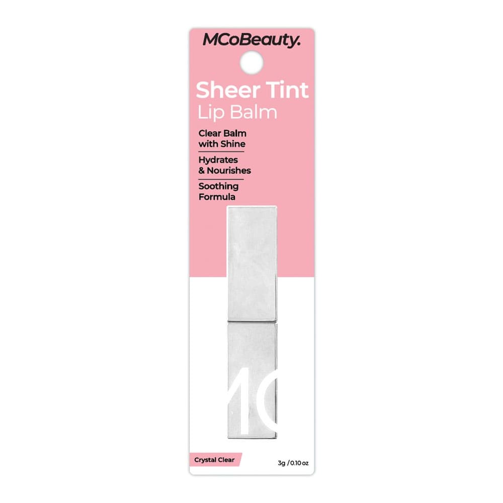 MCoBeauty Sheer Tint Lip Balm Crystal Clear 3g