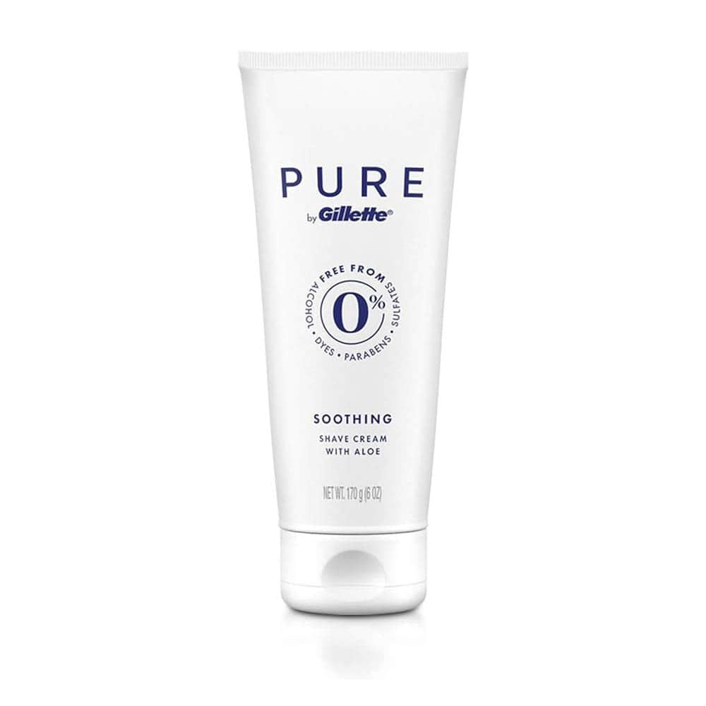 Gillette Pure Shave Cream Soothing With A Touch Of Aloe 170g