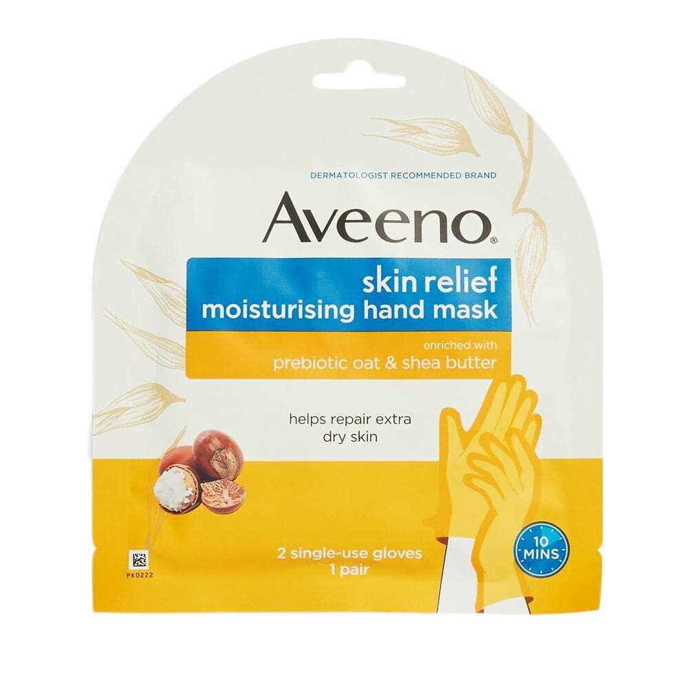 Aveeno Skin Relief Moisturising Hand Mask With Prebiotic Oat & Shea Butter 1pair