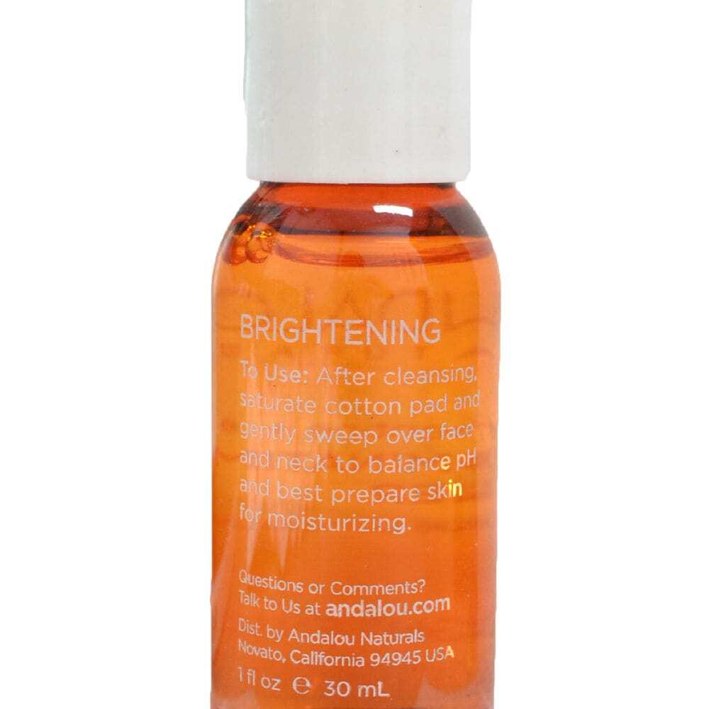 Andalou Naturals Brightening Clementine + C Illuminating Toner 30ml - Travel Size