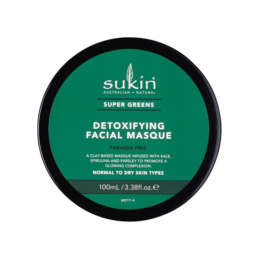 Sukin Super Greens Detoxifying Clay Masque 100ml