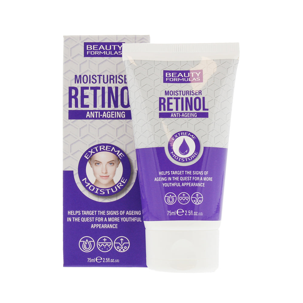 Beauty Formulas Retinol Moisturiser Anti Ageing 75ml