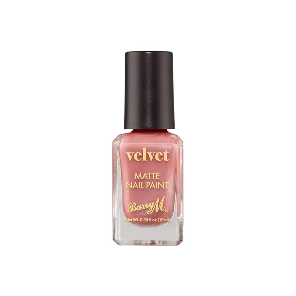 Barry M Velvet Matte Nail Polish Oyster Pink 10ml