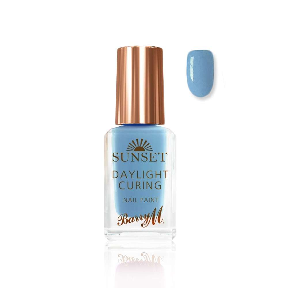 Barry M Sunset Daylight Curing Nail Polish 606 Bug A Blue 10ml