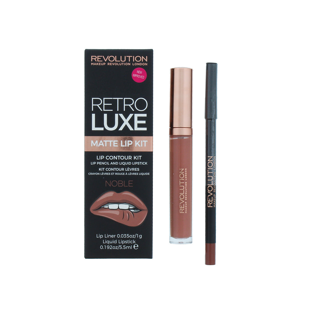 Revolution Retro Luxe Matte Lip Kit