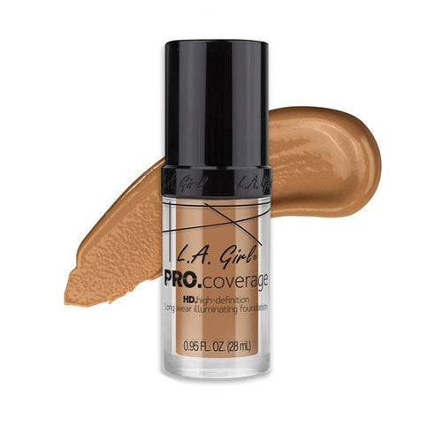 LA Girl HD Pro Coverage Long Wear Illuminating Foundation 646 Beige 28ml