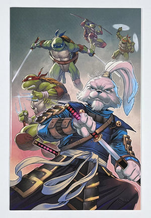 TMNT/USAGI YOJIMBO: WHEREWHEN #1 - 2023 - NM- - SAJAD SHAH VIRGIN VARIANT - Dusty Attic Comics