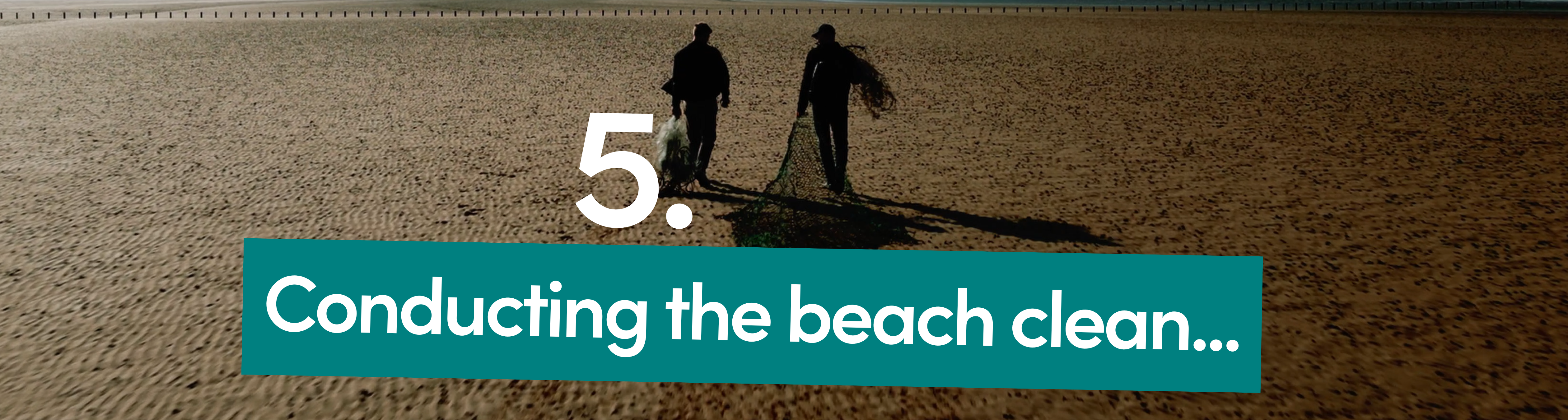 question 5 conducting the beach clean 