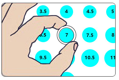 Printable Ring Sizer | Ring Size Finder | Ring Size Measuring Tool |  International Ring Size Chart| Measure Ring Sizer