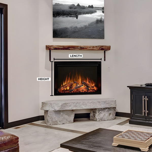 Image of Modern Flames Redstone 42-Inch Built-in Electric Fireplace Insert