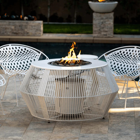 elegant gas fire pit for outdoor space
