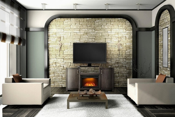 Electric Fireplace Mantels and TV Stands