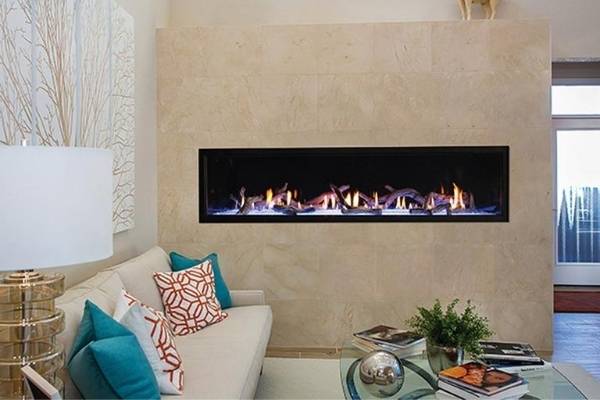 ventless gas fireplace